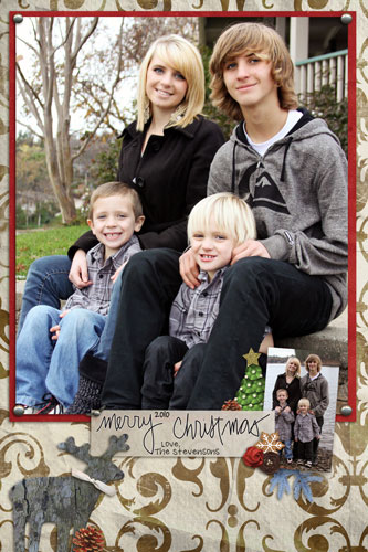 Christmas photo card