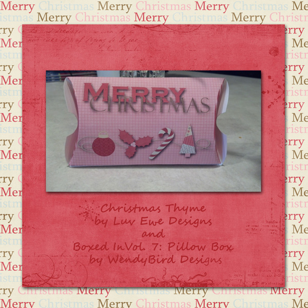 Christmas Pillow Box