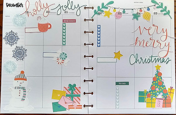 Christmas Planner Pages