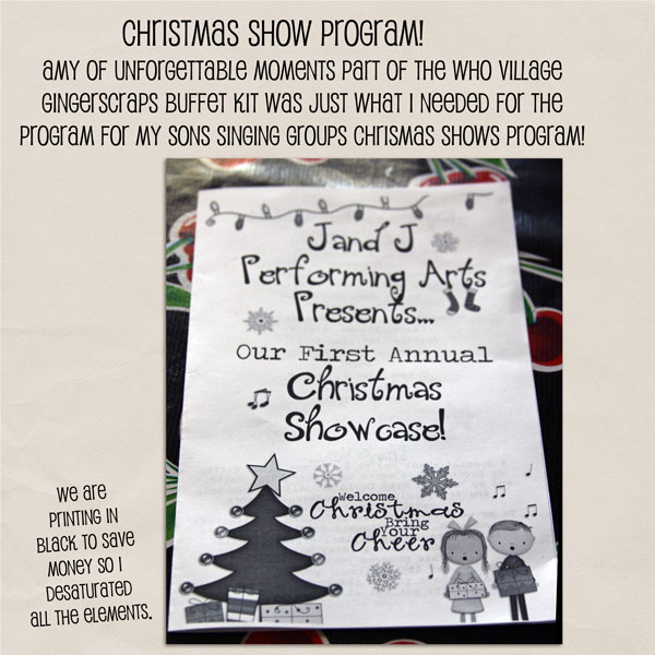 Christmas Show Program