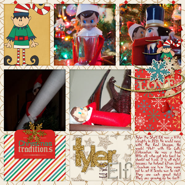 Christmas Tradtions: Tyler the Elf