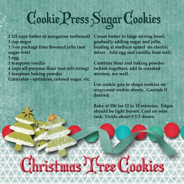 Christmas Tree Cookies