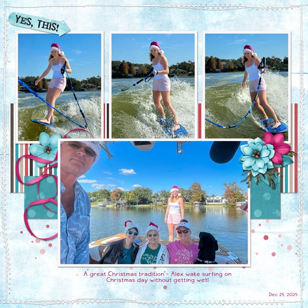 Christmas Wake Surfing