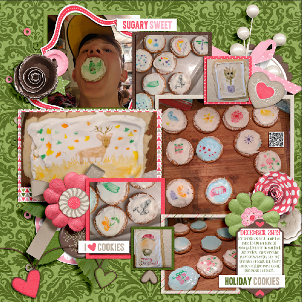 Christmas Watercolor Cookies
