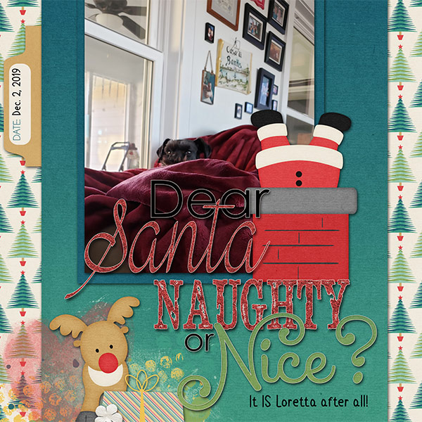 Christmas Word Art 1 and 2