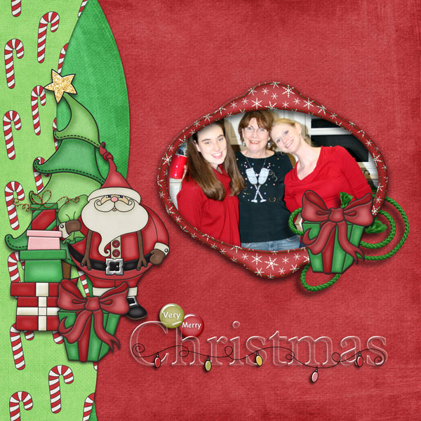 Christmas word art