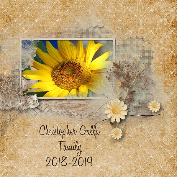 Christopher Galla Family 2018-2019