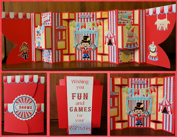 Circus Themed Card