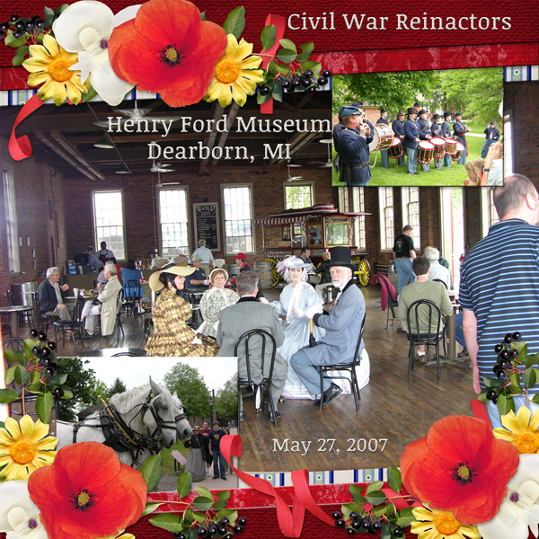 Civil War Re-inactors at Henry Ford Museum