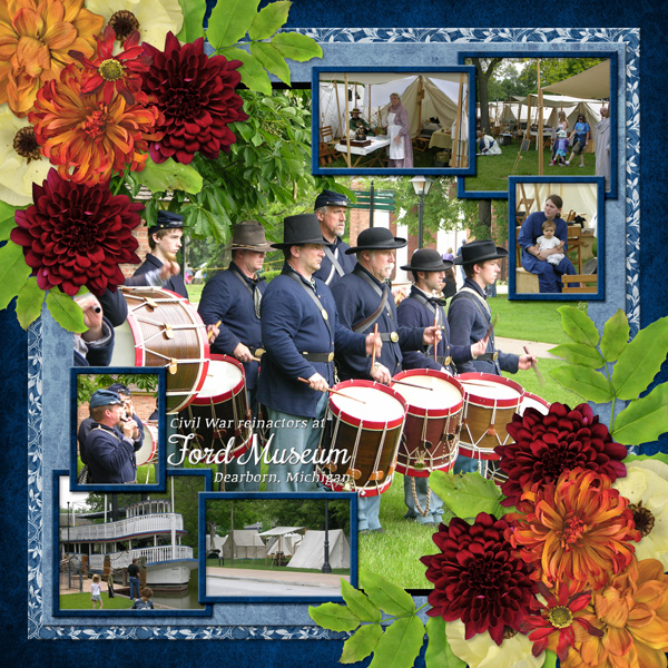 Civil War Reinactors at Ford Museum, Dearborn, Michigan