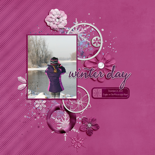 Claire on a winter day