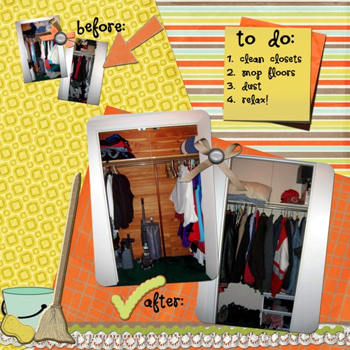 Cleaning Closets