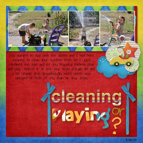 Cleaning or Playing?