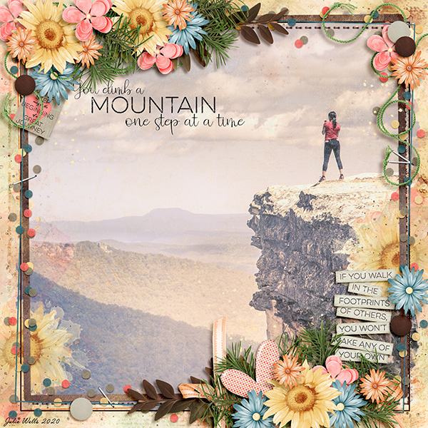 climb a mountain