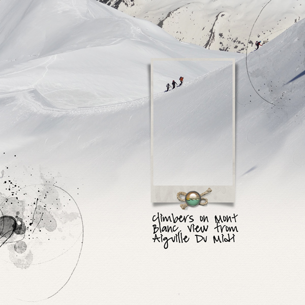 Climbers on Mont Blanc