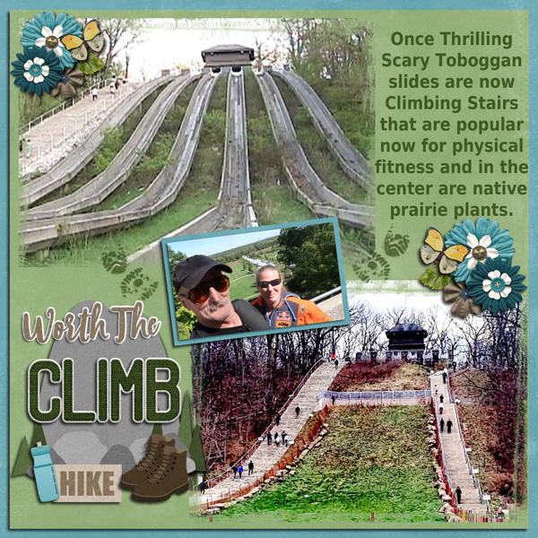 Climbing 125 Stairs