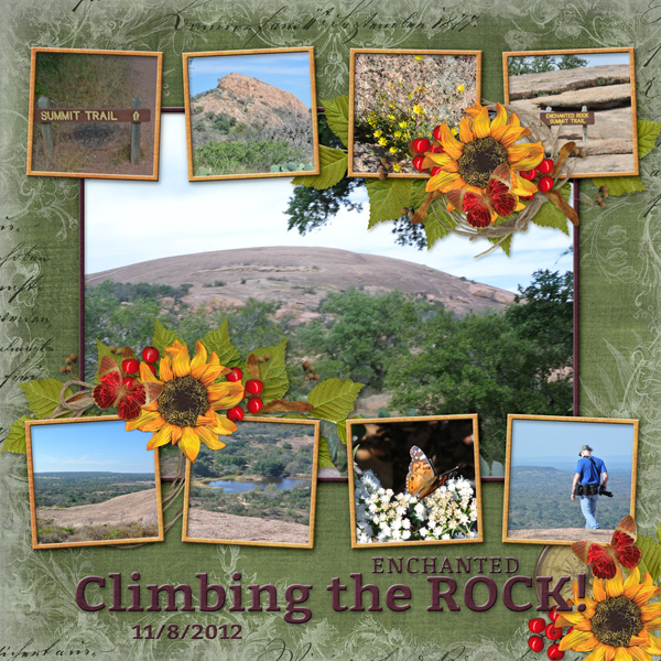 Climbing the {ENCHANTED} ROCK!