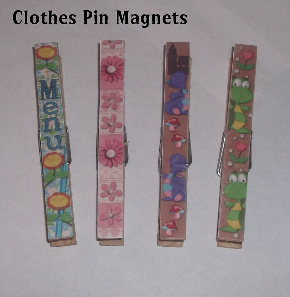 Clothespin Magnets