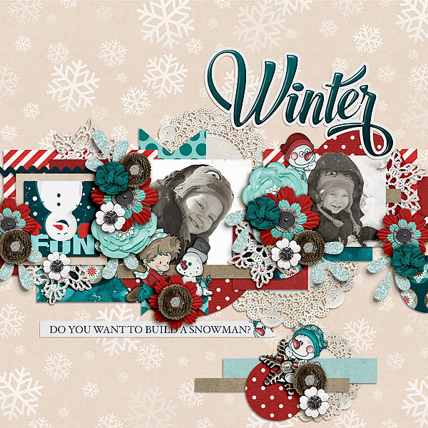 Cluster and colors: adorable winter
