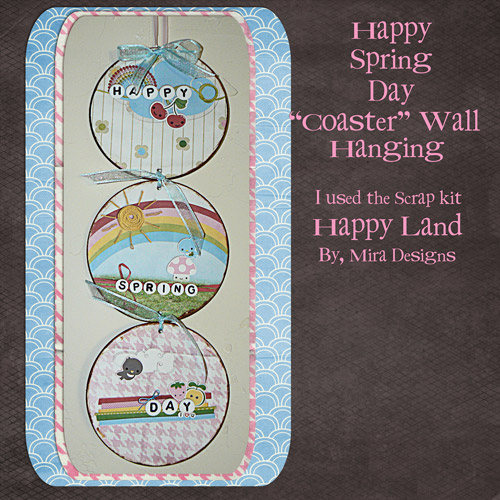Coaster wall art