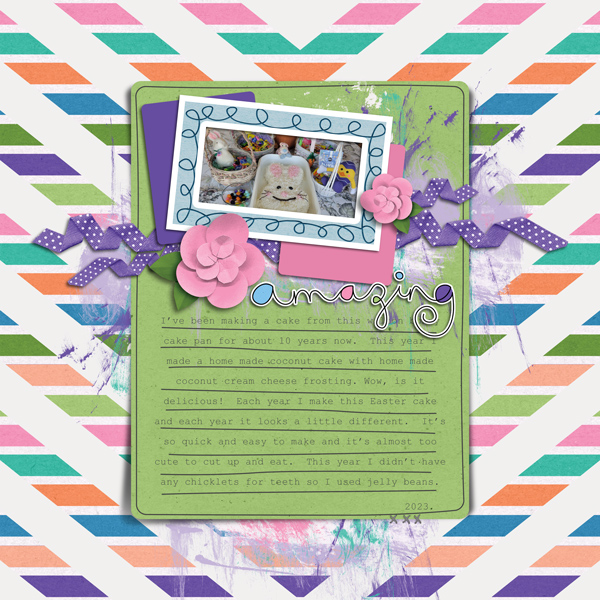 Coconut Easter Bunny Cake 2023