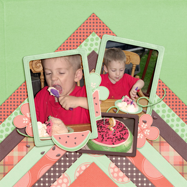 Cody's watermelon flavored cake