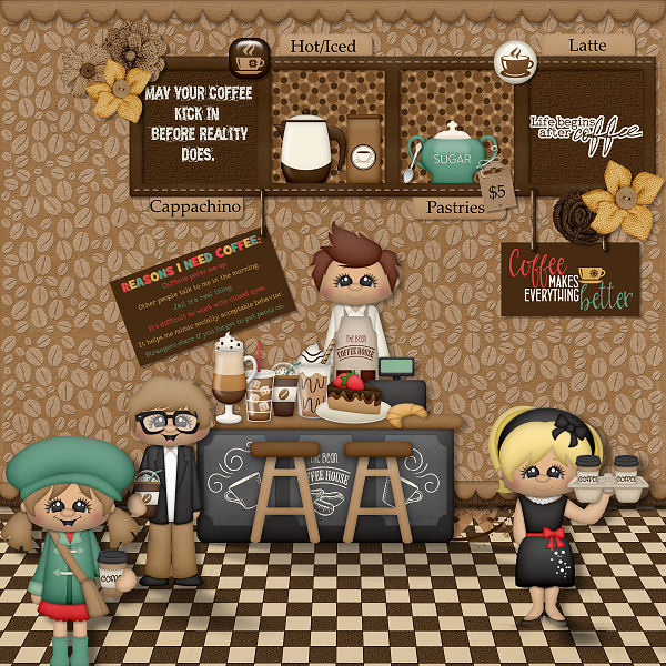 Coffee Break by Boomesrgirl Designs
