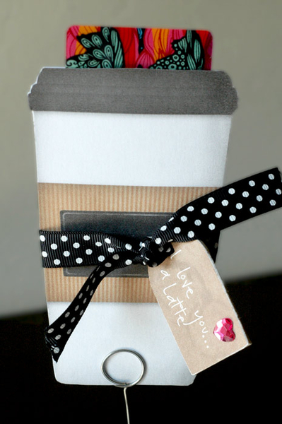 Coffee Gift Card Holder