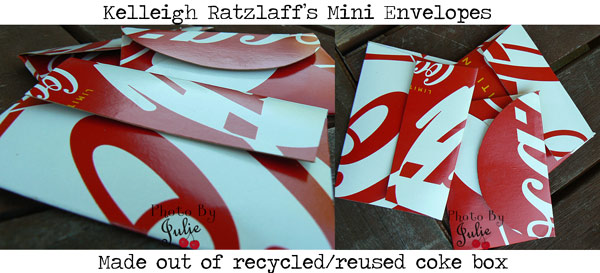 Coke box envelopes