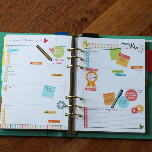 College Experience Planner Printable Stickers