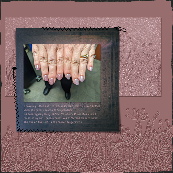 Color-change nail polish