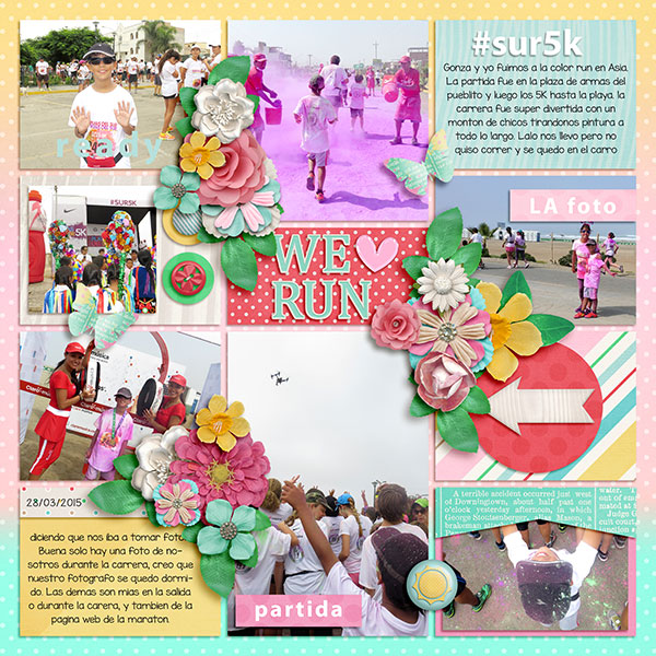 color run left