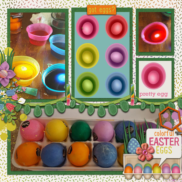 colorful Easter eggs