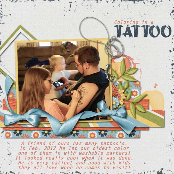 Coloring a Tattoo