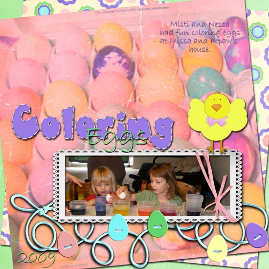 coloring eggs