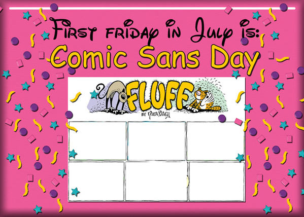 Comic Sans Day