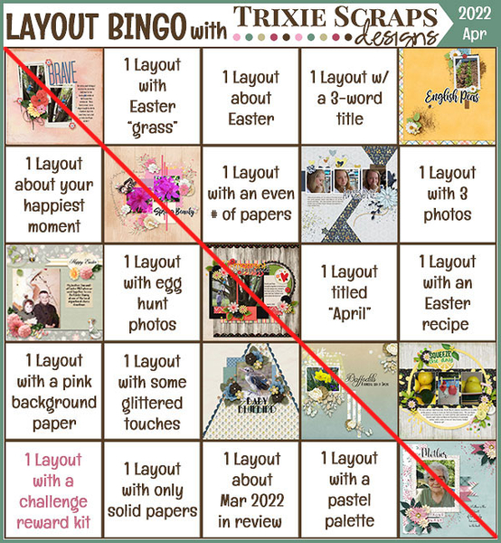 completed Bingo card