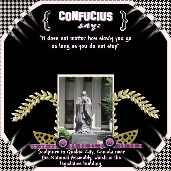 Confucius Say