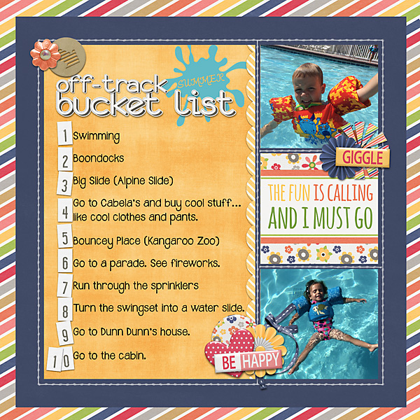 Conner's Bucket List