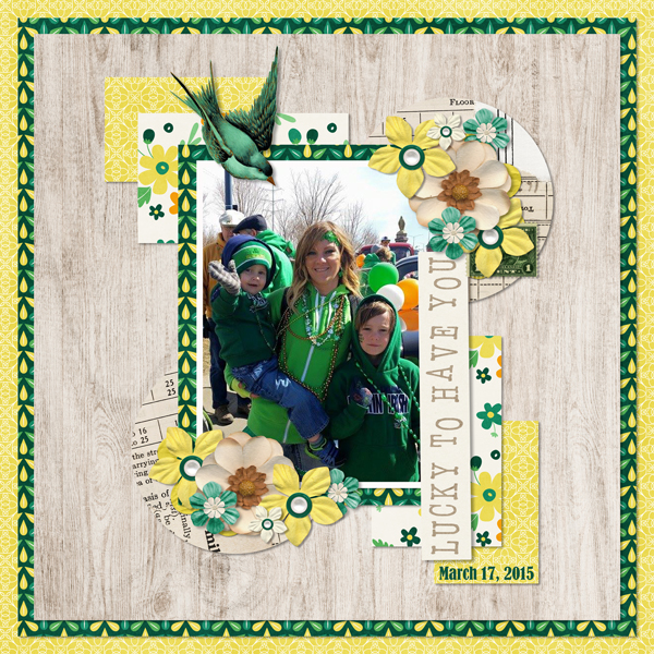 Connie Prince's #2019 March Challenge - Lucky To Have You!