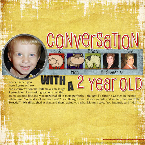 Conversation with a 2 year old