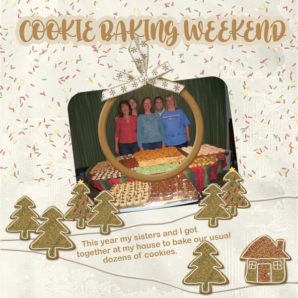 Cookie baking weekend