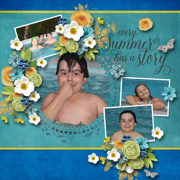Cool By the Pool Collection and Templates by Aimee Harrison and Heartstring