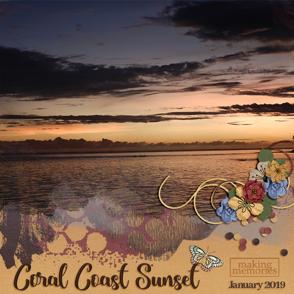 Coral Coast Sunset
