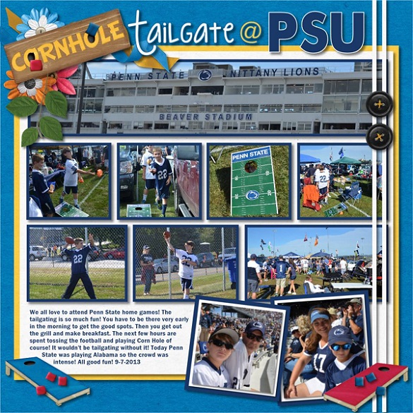 Corn Hole Tailgating at Penn State