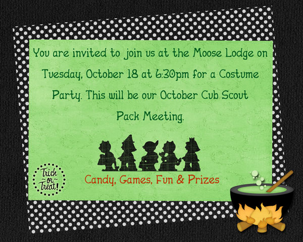 Costume Party Flyer