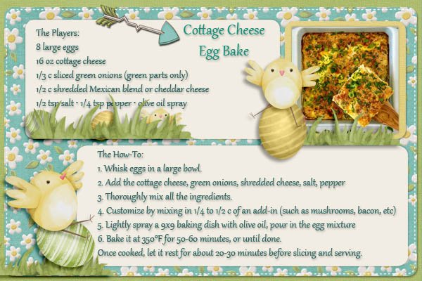 Cottage Cheese Egg Bake