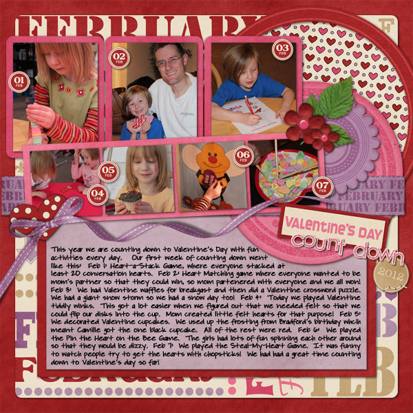 Count Down to Valentine's Day - Week 1