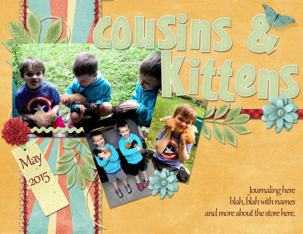 cousins and kittens