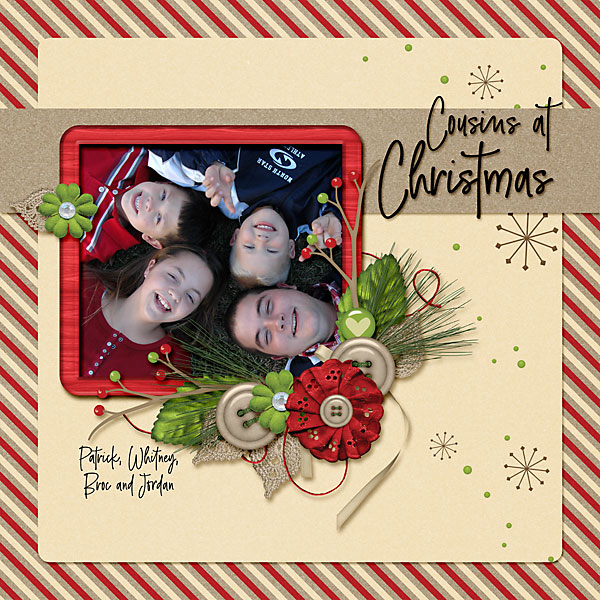 Cousins at Christmas